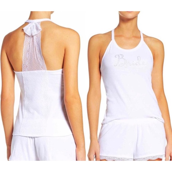 Betsey Johnson Tops - Betsey Johnson Racer-Back Bride Tank